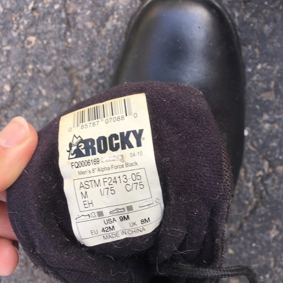 Alpha Force Rocky boots size 9M - Picture 3 of 3